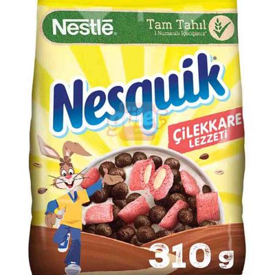 کورن فلکس توپی توت فرنگی شکلاتی نسکوئیک 310 گرمی Nesquik