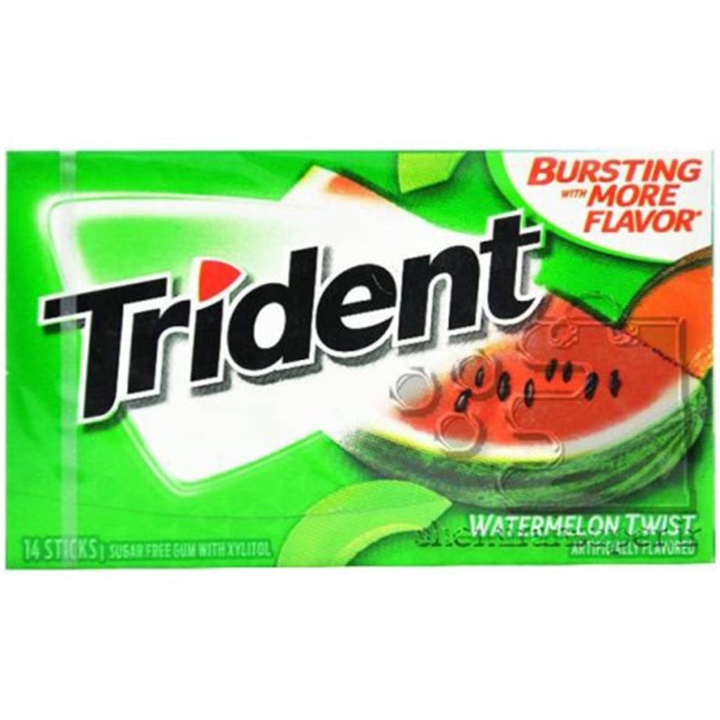 آدامس تریدنت 14 عددی هندوانه Trident Watermelon Twist
