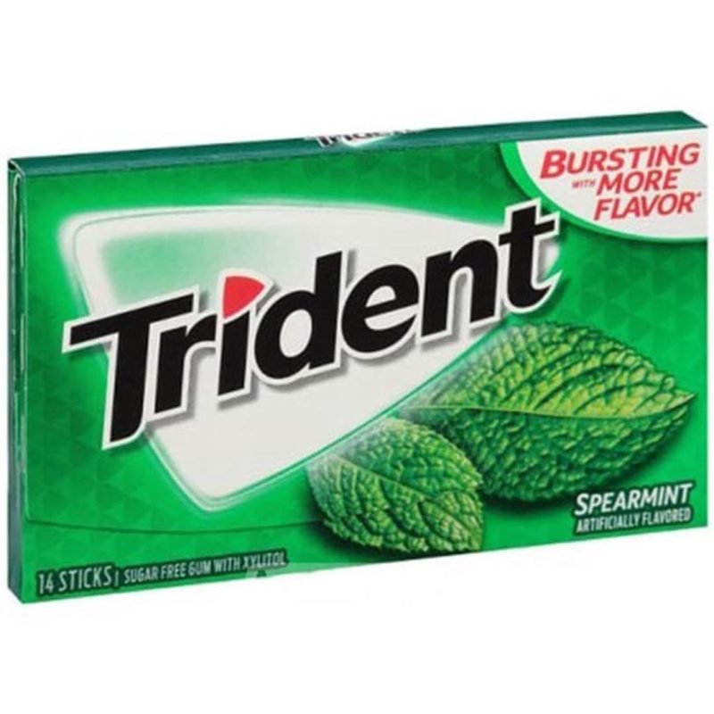 آدامس تریدنت با طعم نعنا ملایم ۱۴ عددی Trident
