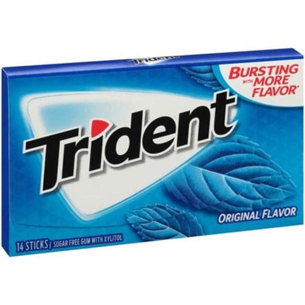 آدامس تریدنت با طعم نعناع تند ۱۴ عددی Trident
