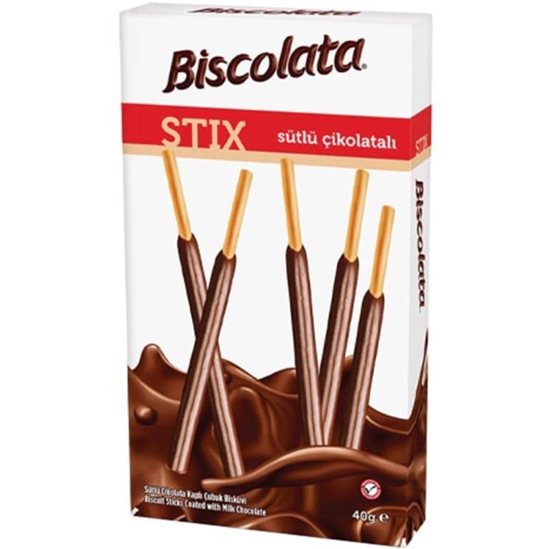 بیسکولاتا چوبی 40 گرم شکلاتی Biscolata Stix
