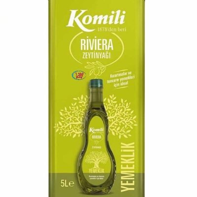 روغن زیتون تصفیه شده ریویرا 5 لیتری کومیلی KOMILI riviera