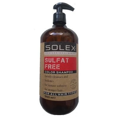 شامپو فری سولفات سولکس 1000 میلی مناسب برای تمامی موها solex