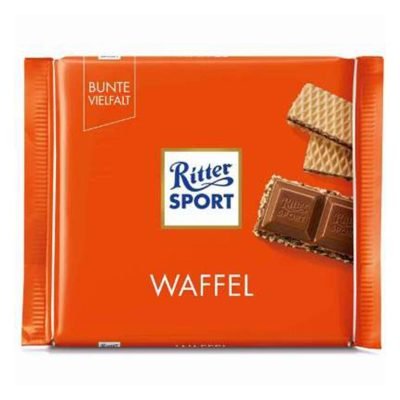 شکلات با مغز ویفری ریتر اسپورت 100 گرم Ritter Sport
