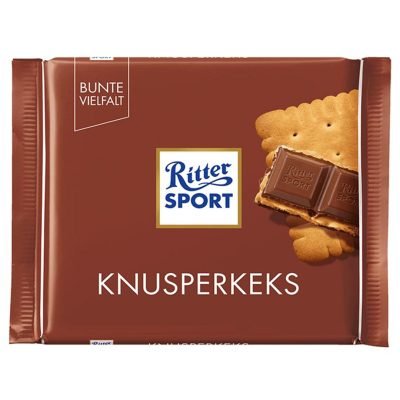 شکلات بیسکوییت دار 16 گرمی Ritter sport