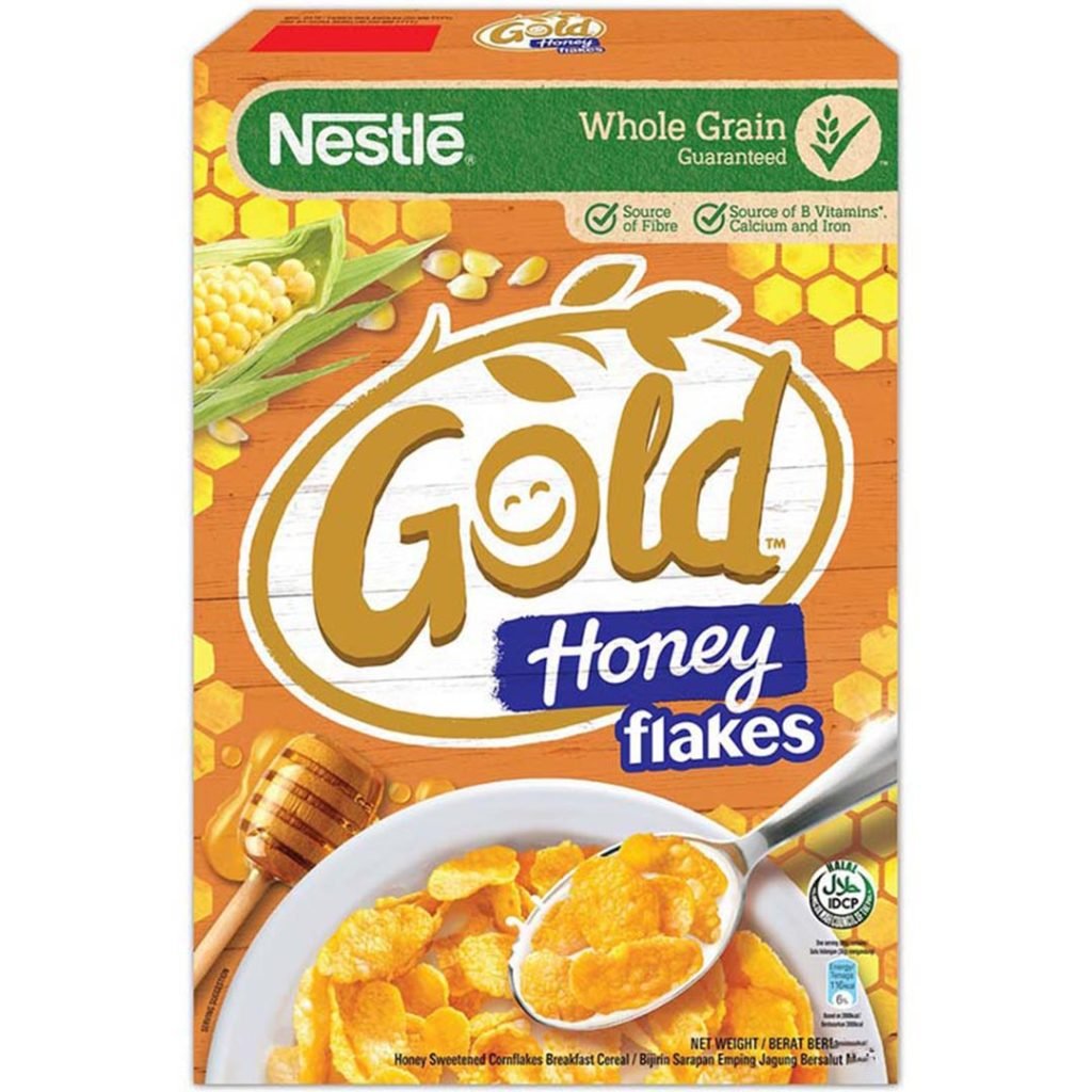 غلات ذرت طلایی نستله با عسل طبیعی و غلات کامل 225 گرم Nestle