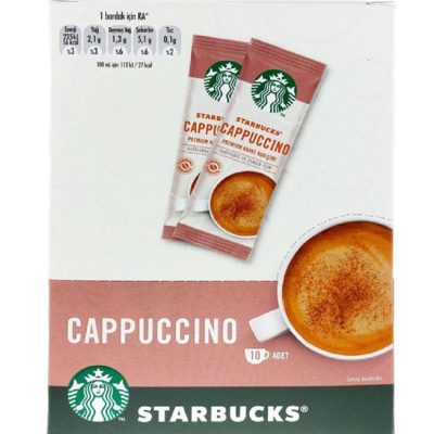 قهوه فوری طعم کاپوچینو ده عددی استارباکس StarBacks