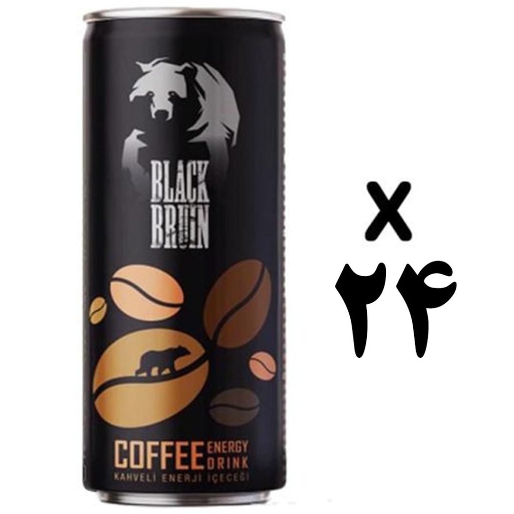 نوشیدنی انرژی زا قهوه 250 میل بلک برن اصل پک 24 عددی Black Bruin