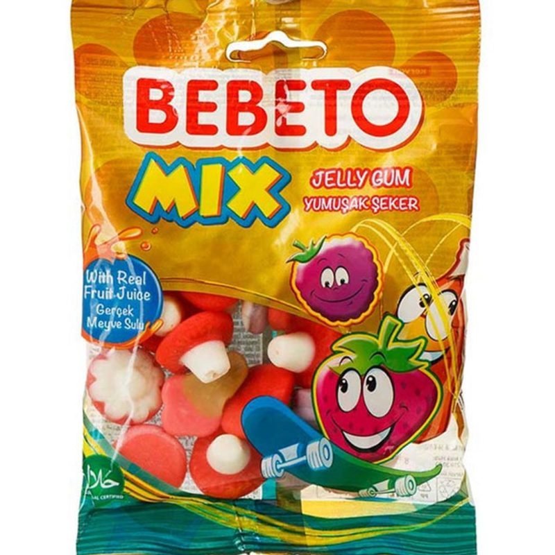 پاستیل میکس 80 گرمی ببتو Bebeto