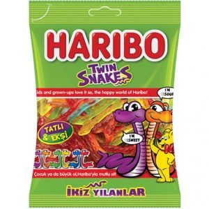 پاستیل ژله ای هاریبو مدل مارهای دوقلو Haribo Twin Snakes
