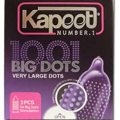 کاندوم 3 عددی خاردار درشت کاپوت Kapoot Big Dots