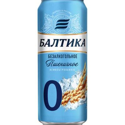 آبجو بالتیکا بدون الکل گندمی 500 میلی لیتری Baltika