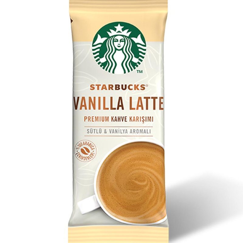قهوه فوری استارباکس طعم وانیل لاته 21/5 گرمی Starbacks