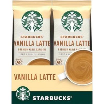 قهوه فوری ده عددی طعم لاته وانیلی استارباکس StarBacks