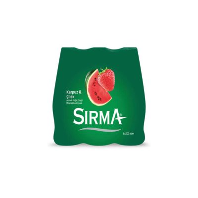 نوشیدنی 24 عددی ویتامینه با طعم هندوانه و توت فرنگی سیرما Sirma