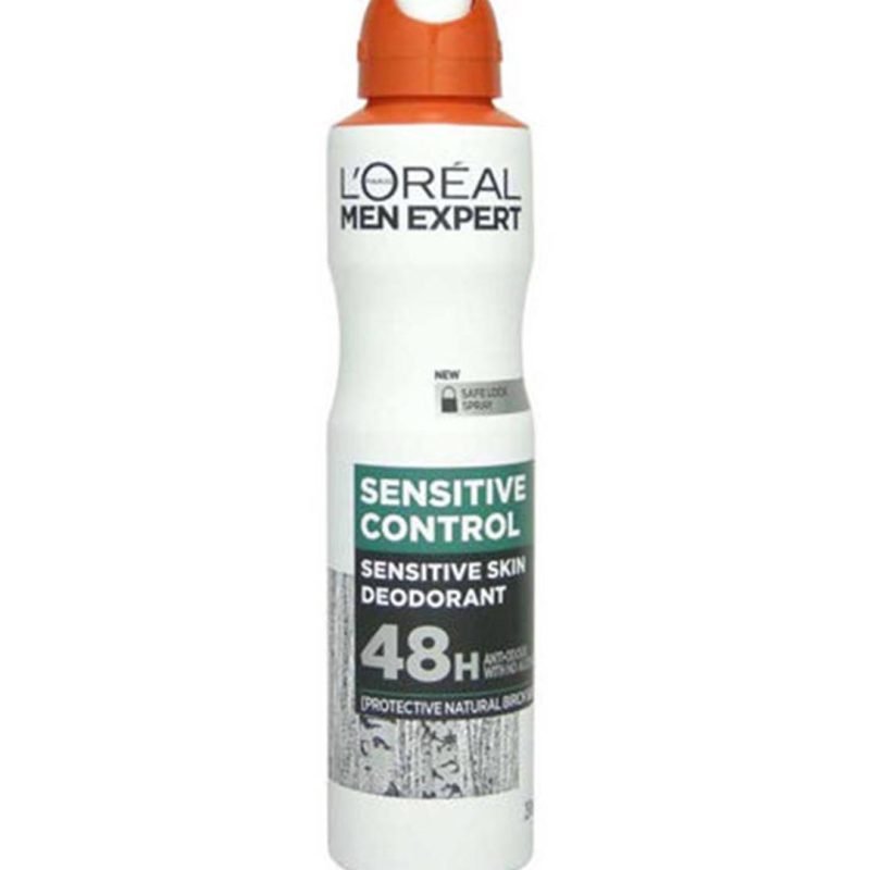 اسپری دئودورانت مردانه لورآل 250 میلی لیتر Loreal Sensitive Control