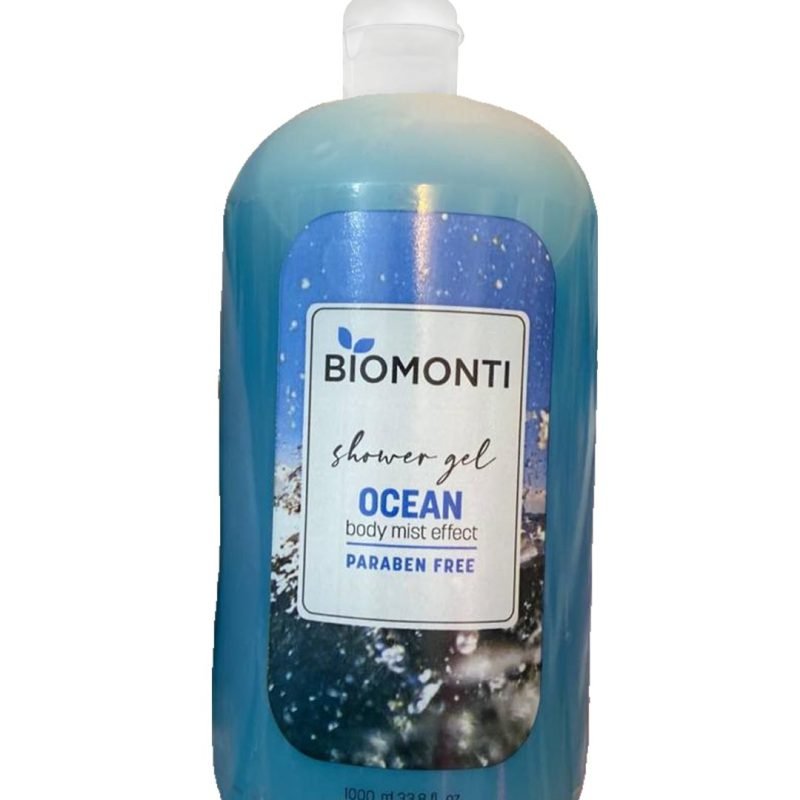 شامپو بدن بدون سولفات و پارابن بیومونتی رایحه اقیانوس 1000 میلی لیتر Biomonti