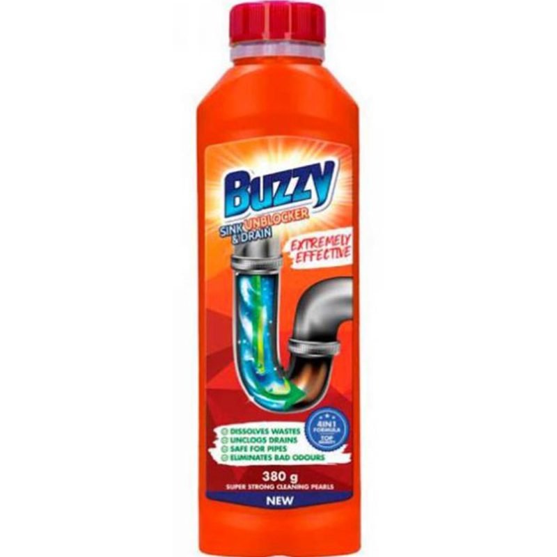 پودر پاک کننده تخلیه 380 گرمی Buzzy