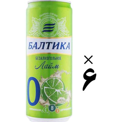 آبجو بالتیکا با طعم لیمویی 6 عددی Baltika