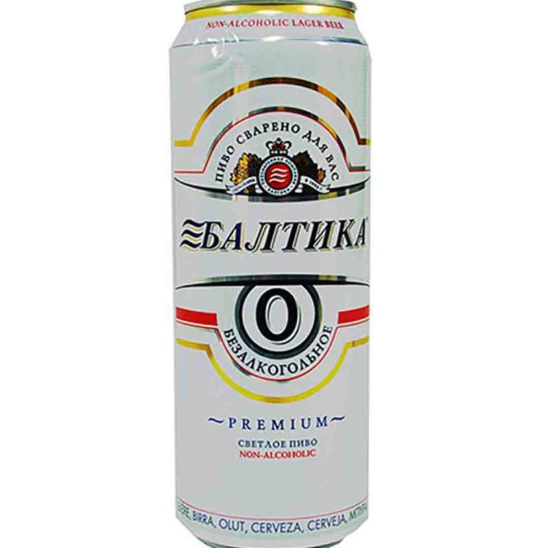 آبجو بالتیکا قوطی بدون الکل 500 میلی لیتر Baltika