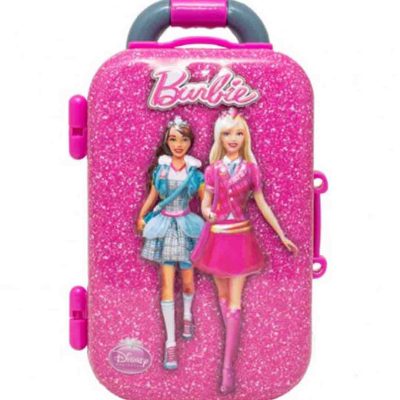 ‎ آدامس فلزی چمدانی باربی 20 گرم Barbie