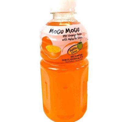 نوشیدنی پرتقال با تکه های نارگیل 320 میلی لیتری موگو موگو Mogu Mogu