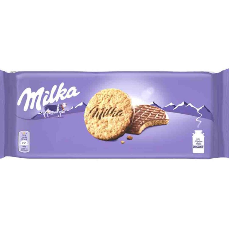 بیسکویت روکش شکلات 126 گرم میلکا Milka