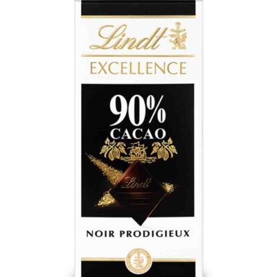 شکلات تلخ 90% کاکائو لینت 100 گرمی Lindt Excellence