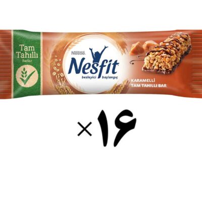 غلات بار کرم کاراملی 16 عددی نسفیت نستله Nestle Nesfit