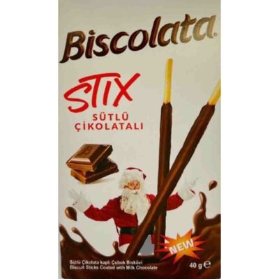 چوب شکلاتی بیسکولاتا 27.5 گرم Biscolata Stix